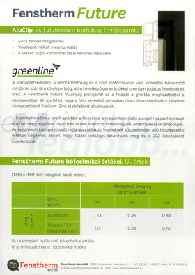 Fenstherm Future műanyag ajtó és ablak prospektus